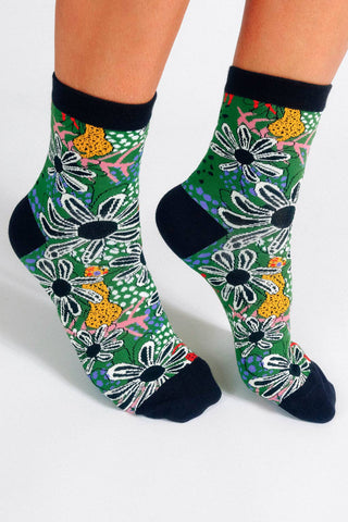Forest Knit Ankle by MŪR: Pine / OSFA