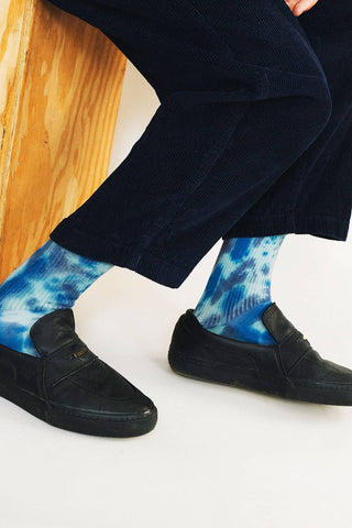 Trippy Crew Socks: Caramel