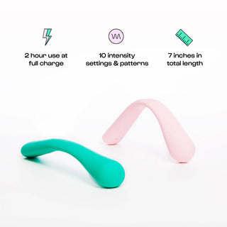 Bender Multi-Speed Waterproof Silicone Sex Toy: Quartz Pink