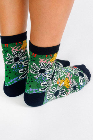 Forest Knit Ankle by MŪR: Pine / OSFA