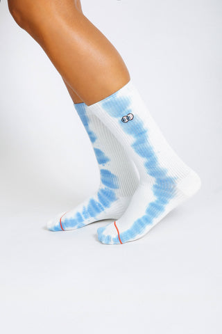 Beholder Mens Peepers Crew Sock: White