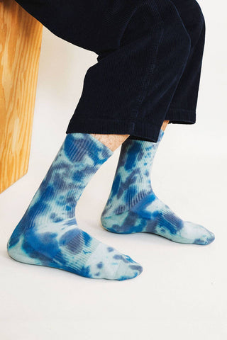 Trippy Crew Socks: Caramel