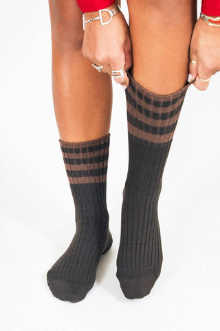 Lexi Crew Sock: Neon Moon