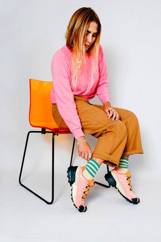 Lexi Crew Sock: Neon Moon