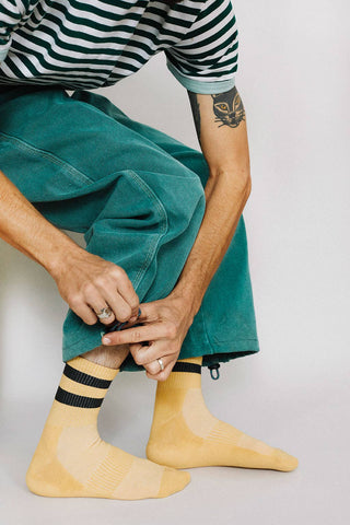 Jouer Ankle Sock: Yellow