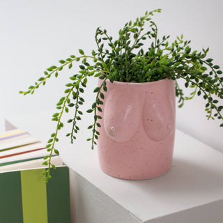 PINK TITS FLOWER VASE HF