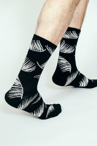 Palms Crew Sock: Black