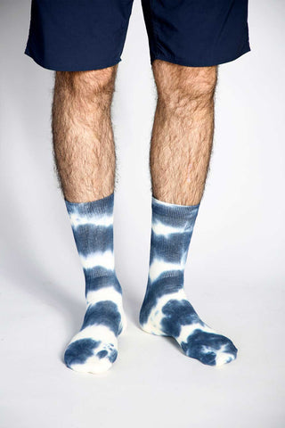 Trippy Crew Socks: Caramel