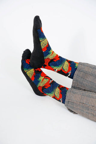 Polly Crew Sock: Black