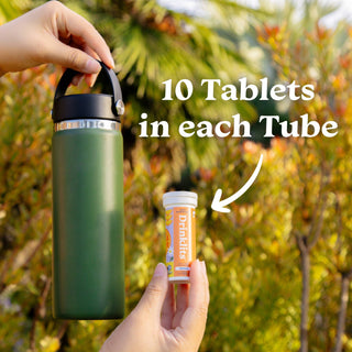 Hydration Tablets: Natural ORANGE Electrolyte Tablets