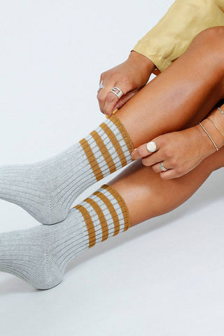 Lexi Crew Sock: Sand