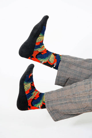Polly Crew Sock: Black