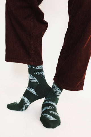 Palms Crew Sock: Black