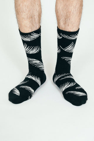 Palms Crew Sock: Black