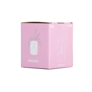 PINK TITS FLOWER VASE HF