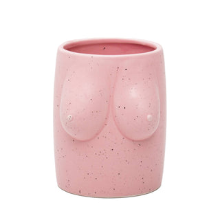 PINK TITS FLOWER VASE HF