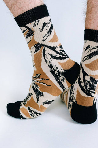 Tropics Crew Sock: Tan