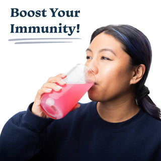 Immunity Tablets: STRAWBERRY Daily Immune Support +Display