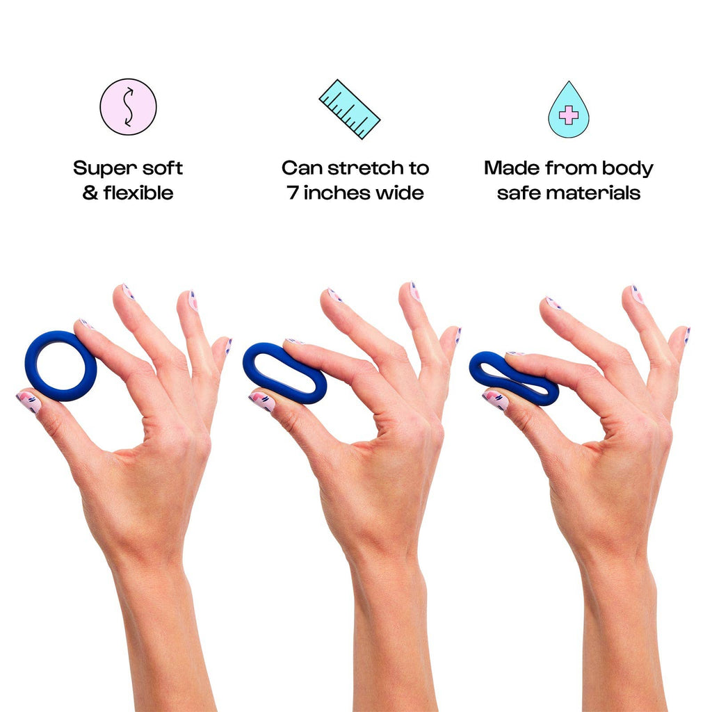 Bandit Stretchy Silicone Sex Toy Cock Ring - cantiqLA
