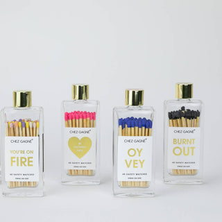 Be Fucking Nice - Glass Bottle Safety Matches - cantiqLA