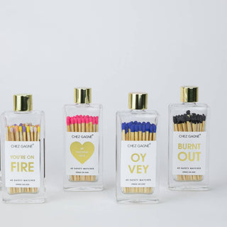 Be Fucking Nice - Glass Bottle Safety Matches - cantiqLA