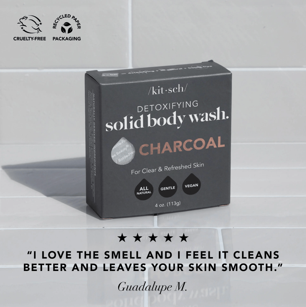 Charcoal Detoxifying Body Wash Bar - cantiqLA