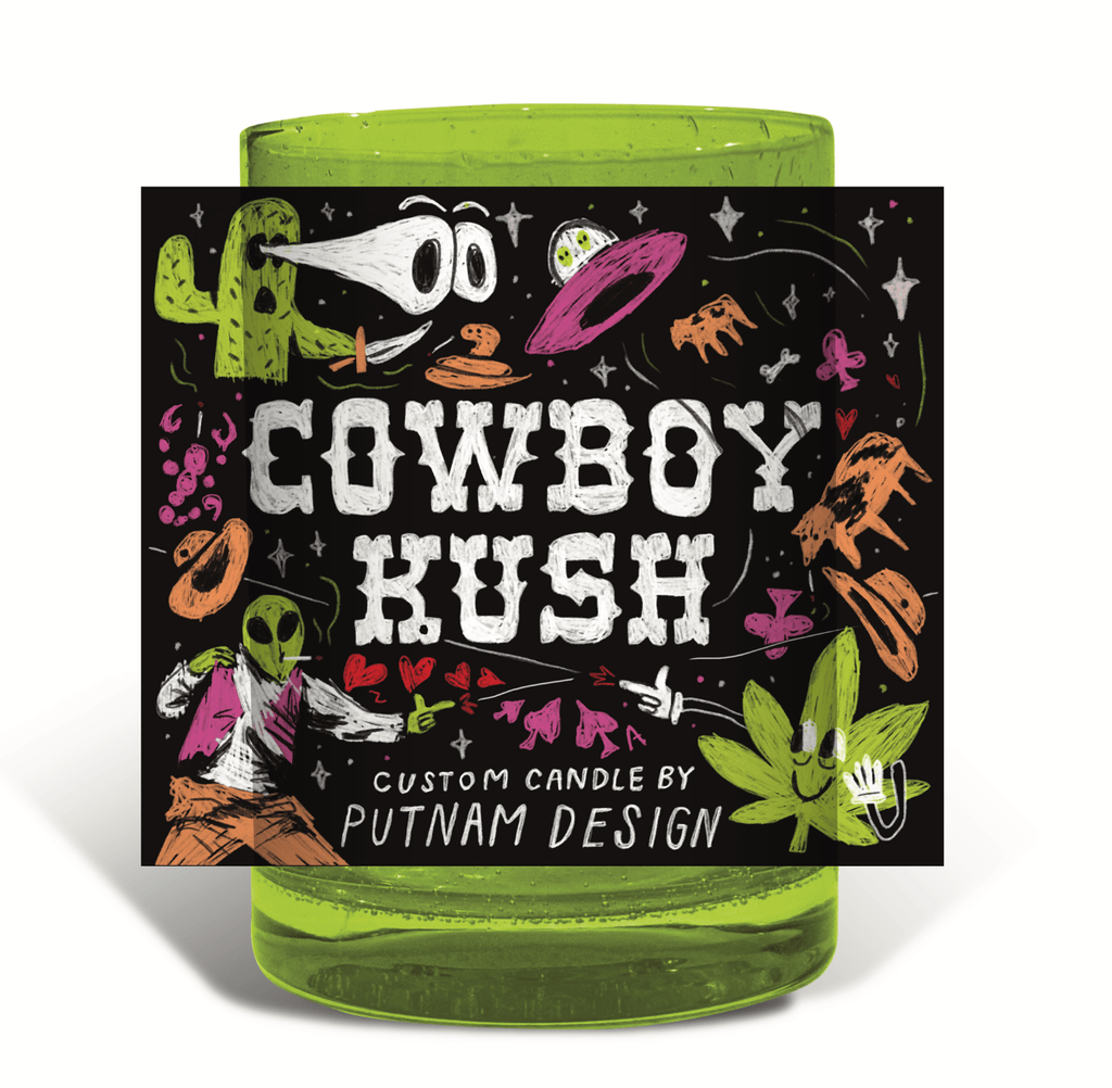 Cowboy Kush Scented Candle - cantiqLA