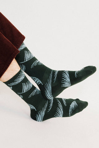 Palms Crew Sock: Black