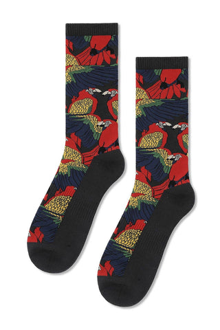 Polly Crew Sock: Black