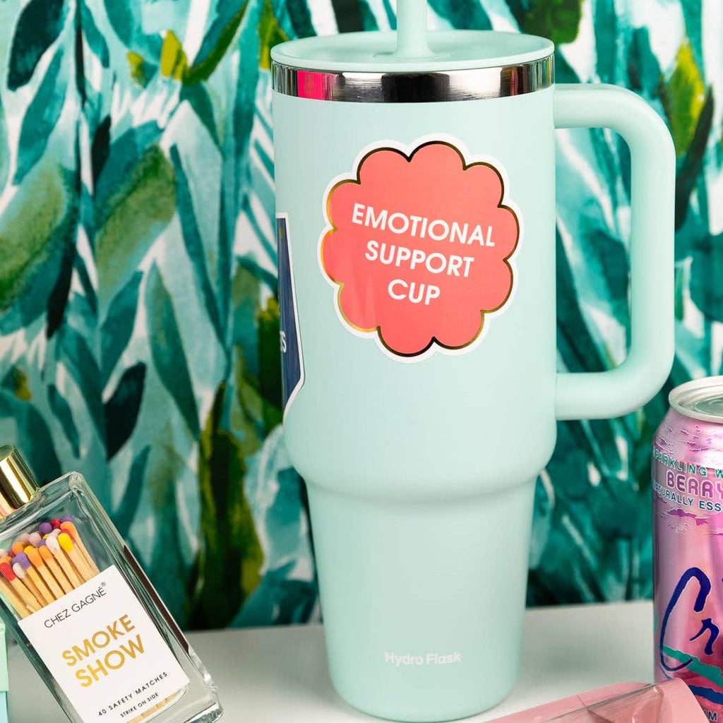 Emotional Support Cup - Vinyl Sticker - cantiqLA