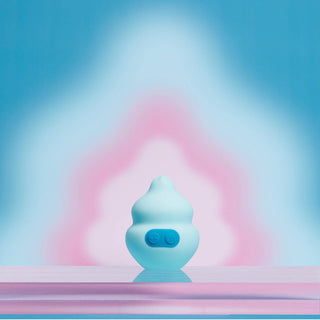 Squish Silicone Sex Toy, USB Rechargeable & Waterproof: Aqua/Teal