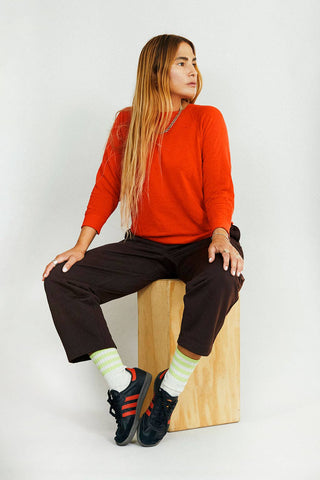 Lexi Crew Sock: Neon Moon