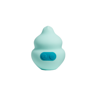 Squish Silicone Sex Toy, USB Rechargeable & Waterproof: Aqua/Teal