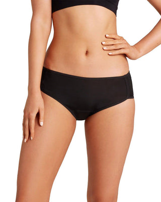 Love Luna Midi Brief Period Panty: Black / Q2-10