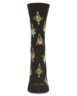Hanging Plant Bamboo Crew: Black / 9 - 11 - cantiqLA