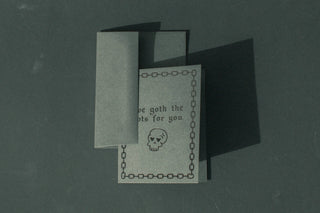 I've Goth The Hots For You Letterpress Greeting Card - cantiqLA