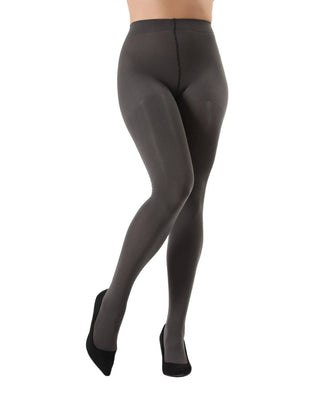 MeMoi Completely Opaque Control Top Tights: S-M / Black - cantiqLA