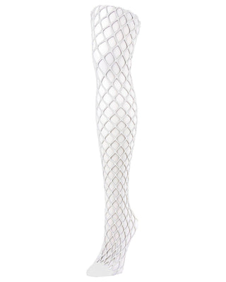 MeMoi Flirty Maxi Fishnet Tights: S-M / Black - cantiqLA