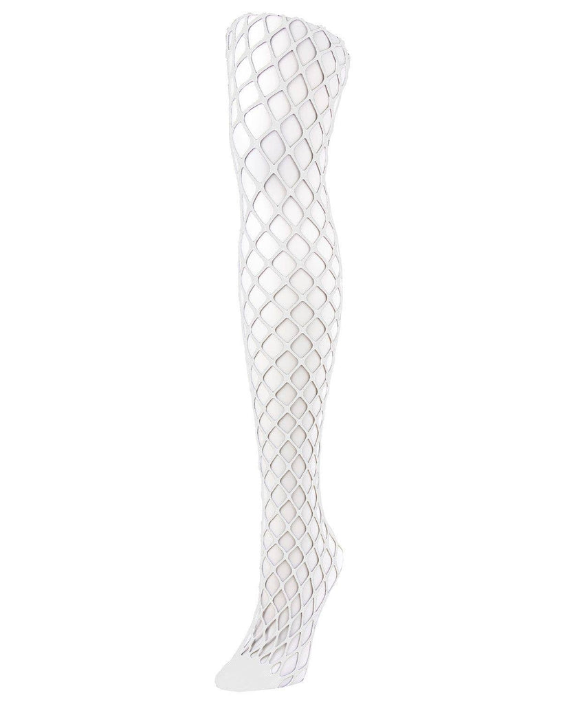 MeMoi Flirty Maxi Fishnet Tights: S-M / Black - cantiqLA