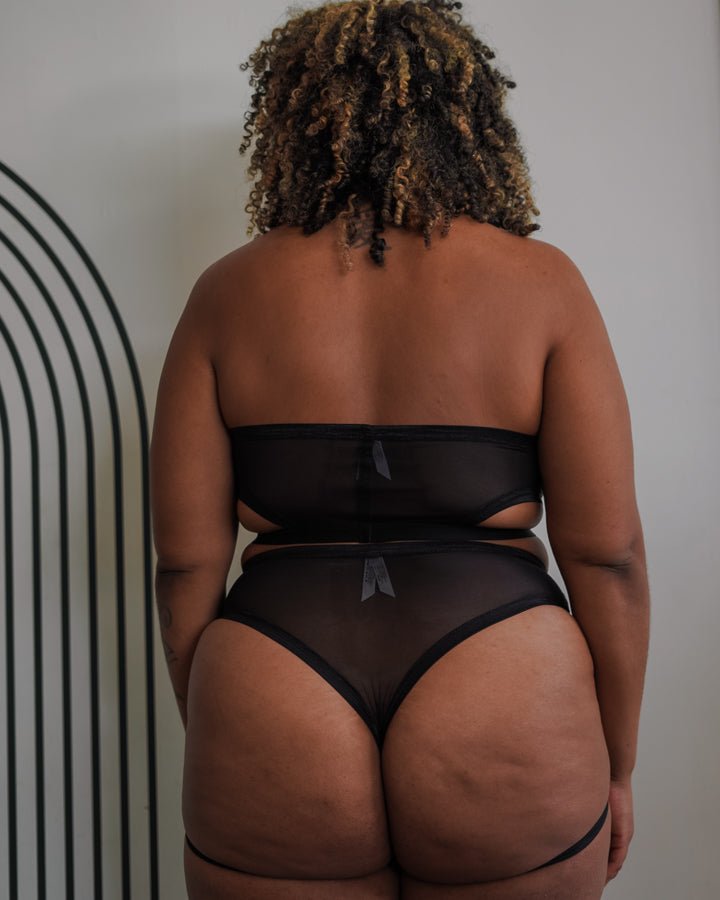 Mesh Lily Halter Bralette - cantiqLA