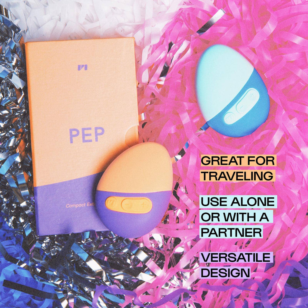 Pep Compact Travel - Friendly Sex Toy: Melon/Violet - cantiqLA