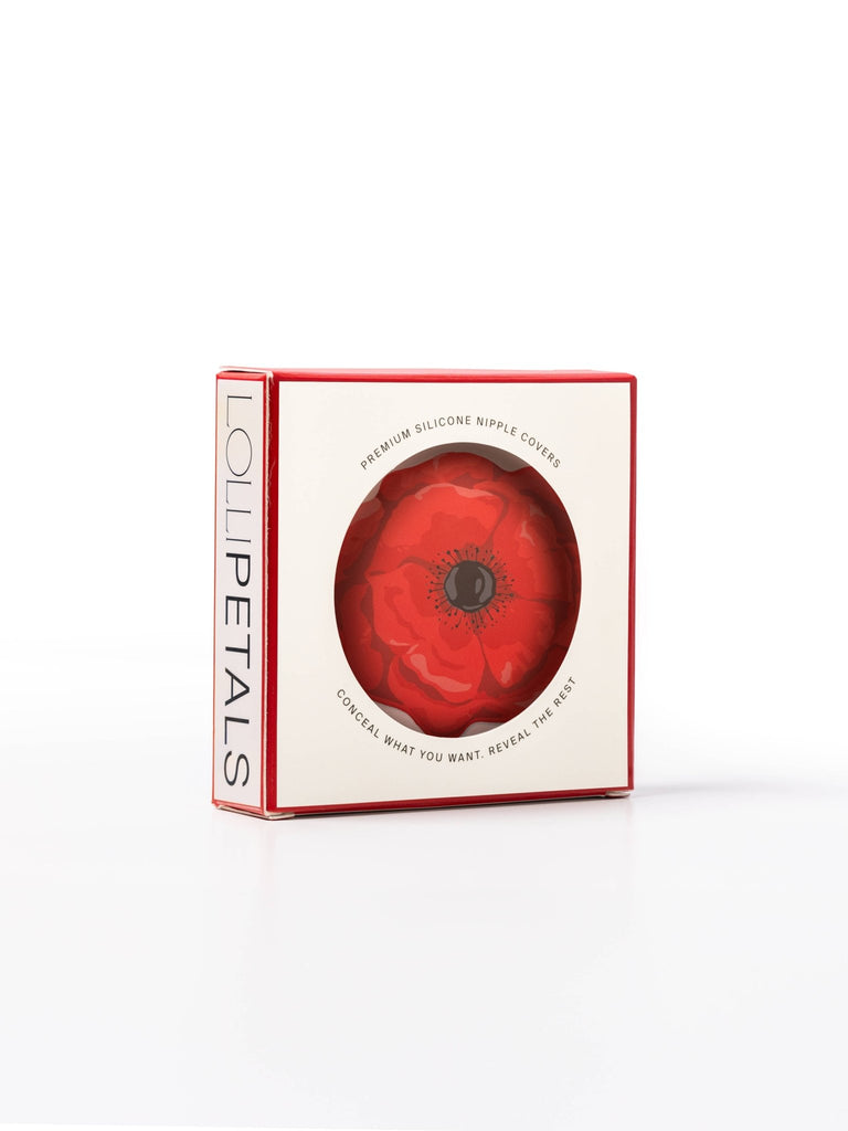 Reusable Nipple Covers - Red Poppy - cantiqLA