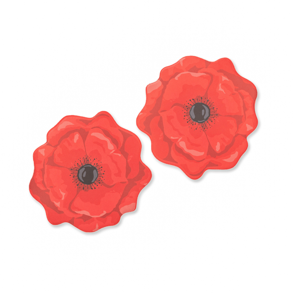 Reusable Nipple Covers - Red Poppy - cantiqLA