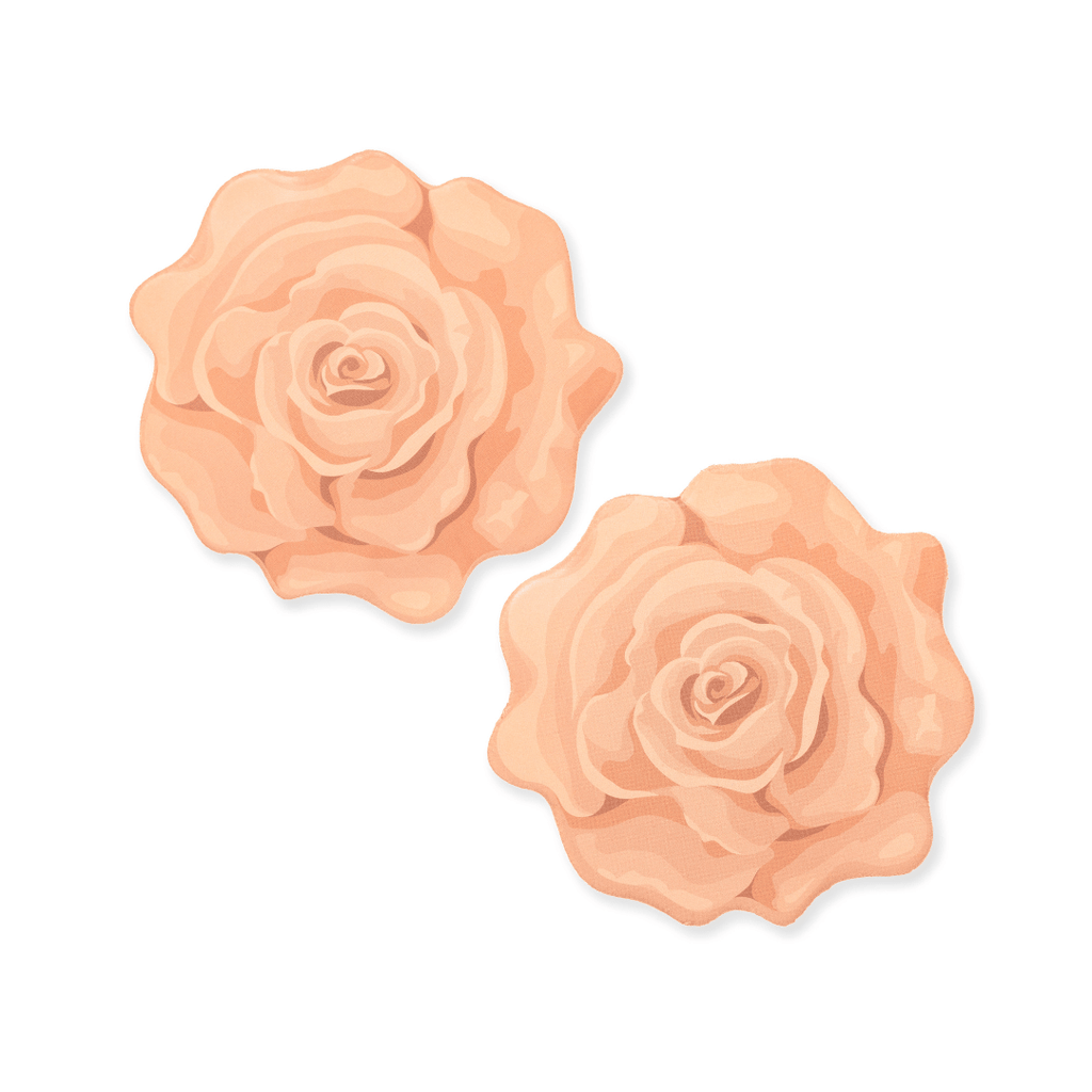 Reusable Nipple Covers - Tan Nude Rose - cantiqLA