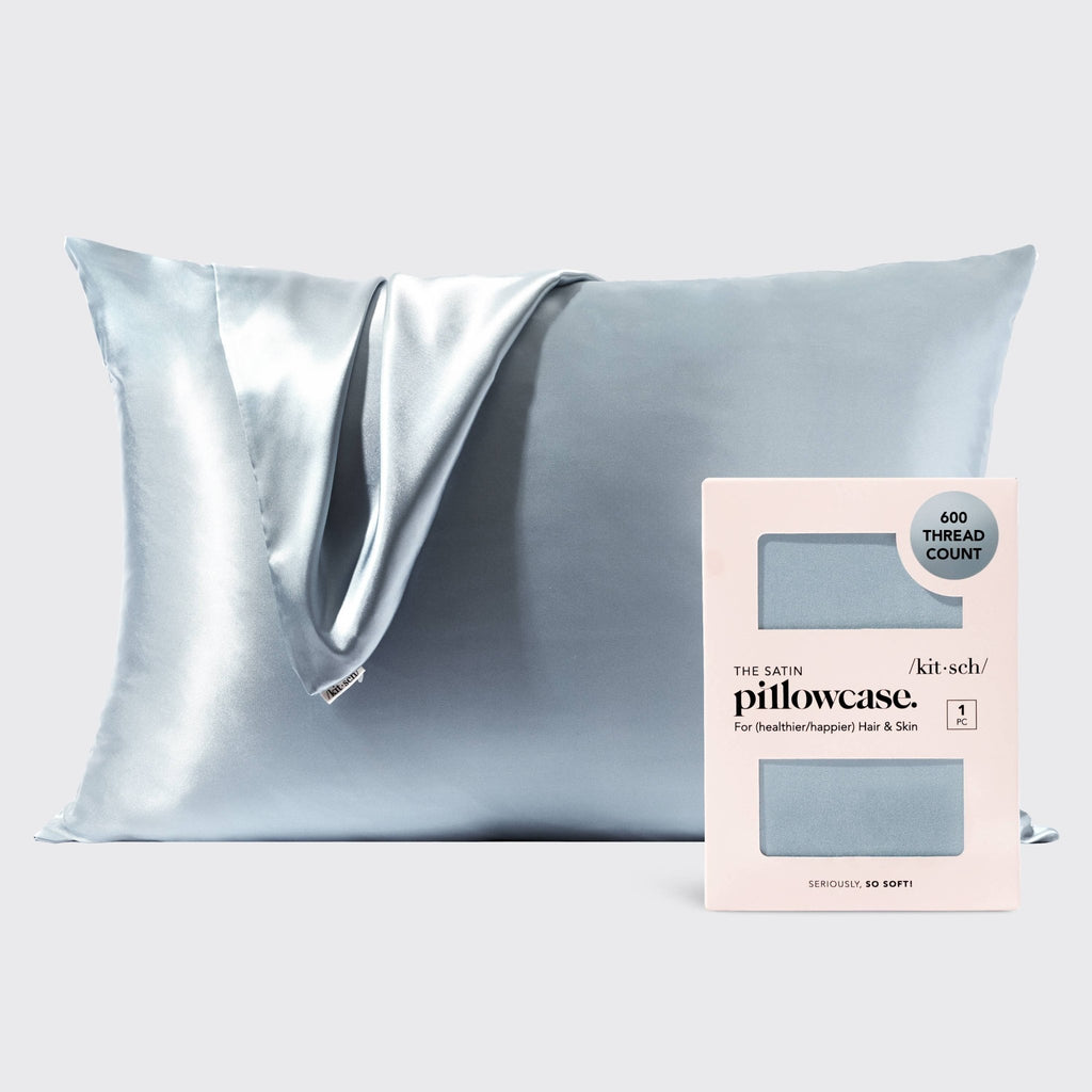 Standard Satin Pillowcase - Haze Blue - cantiqLA