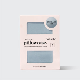 Standard Satin Pillowcase - Haze Blue - cantiqLA