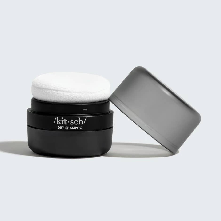 Volumizing Rice Protein Dry Shampoo - Dark Tinted Powder - cantiqLA