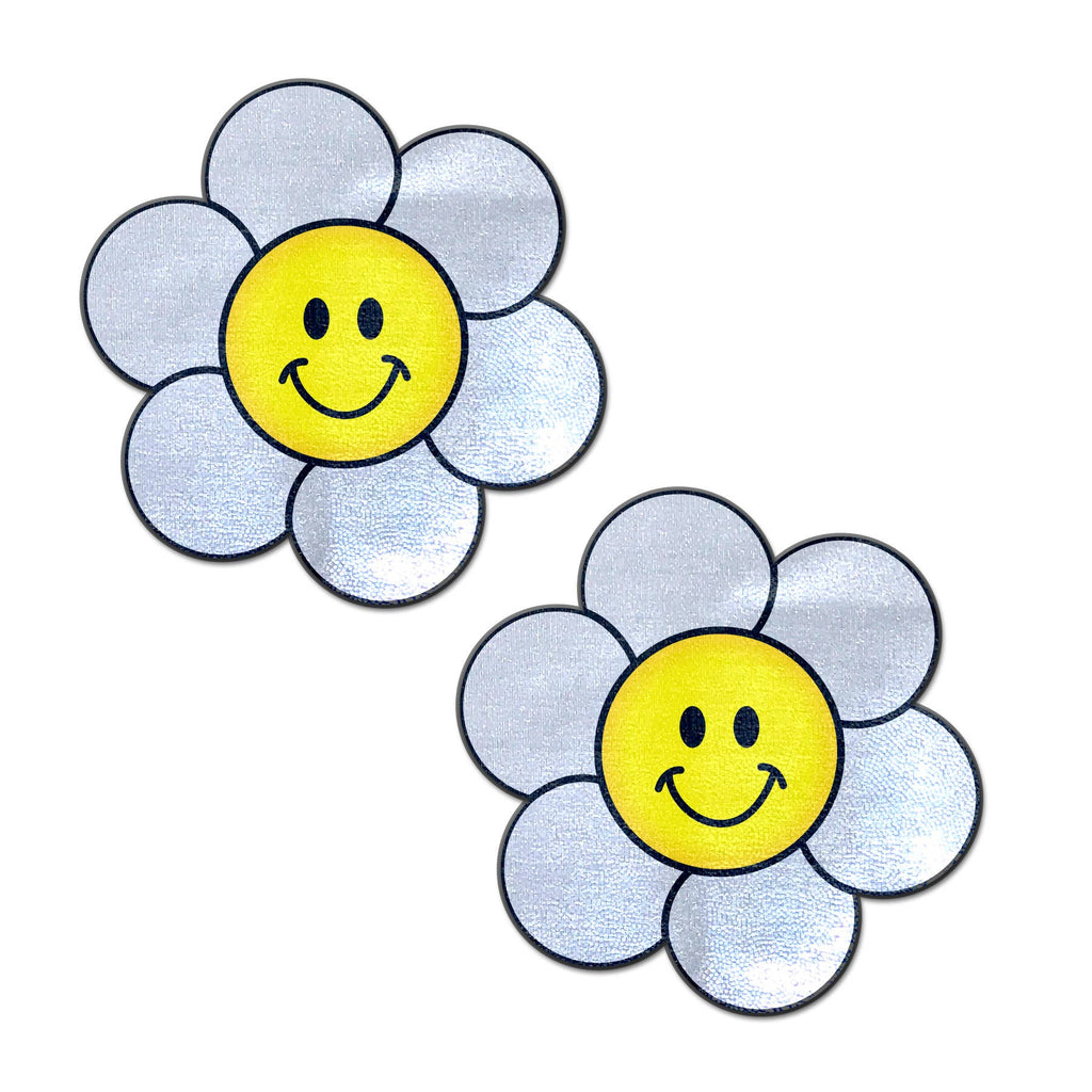 Daisy: Smiling Flower Happy Face Nipple Pasties by Pastease® - cantiqLA