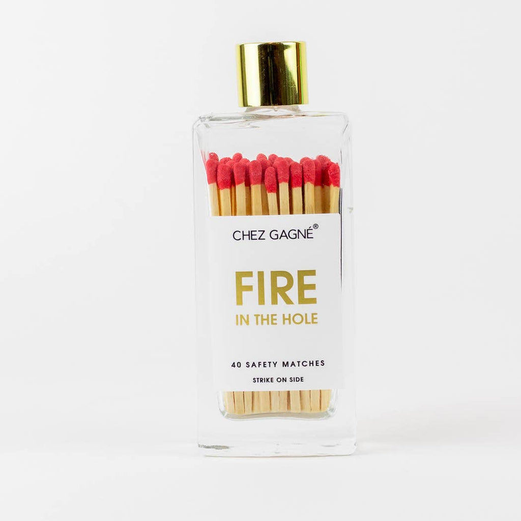 Fire in the Hole - Glass Bottle Matches - cantiqLA