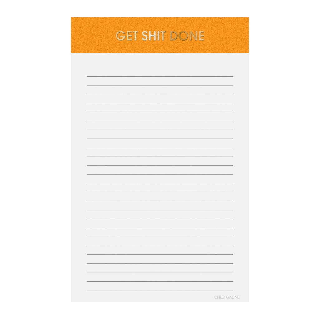 Get Shit Done Notepad - cantiqLA